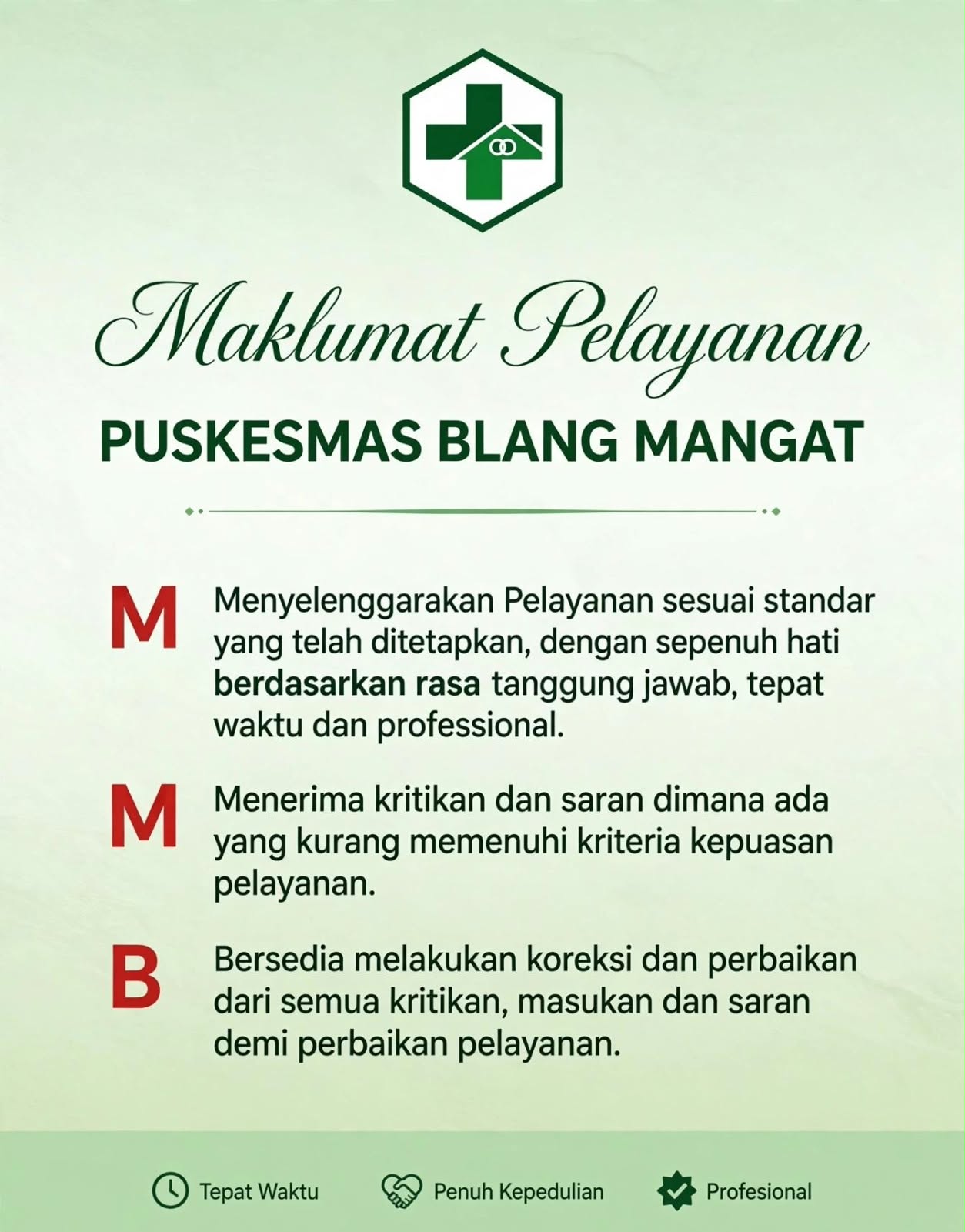 Maklumat Pelayanan